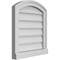 Ekena Millwork Arch Top Surface Mount PVC Gable Vent: Functional, w/ 2"W x 2"P Brickmould Sill Frame, 18"W x 20"H GVPAR18X2003SF - alternate 3